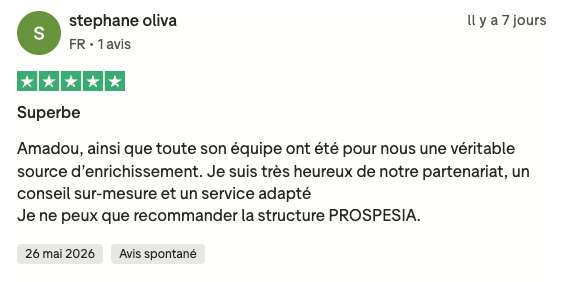 Avis Trustpilot Stéphane Oliva